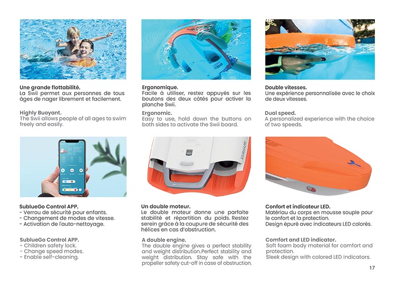 Brochure Sublue - scooters sous-marins